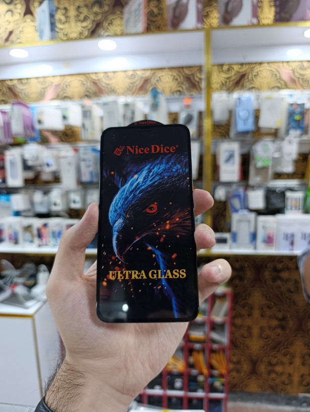 گلس محافظ ULTRA GLASS برند NiceDice برای آیفون ۱۱ پرو، X و Xs - ولترا گجت
