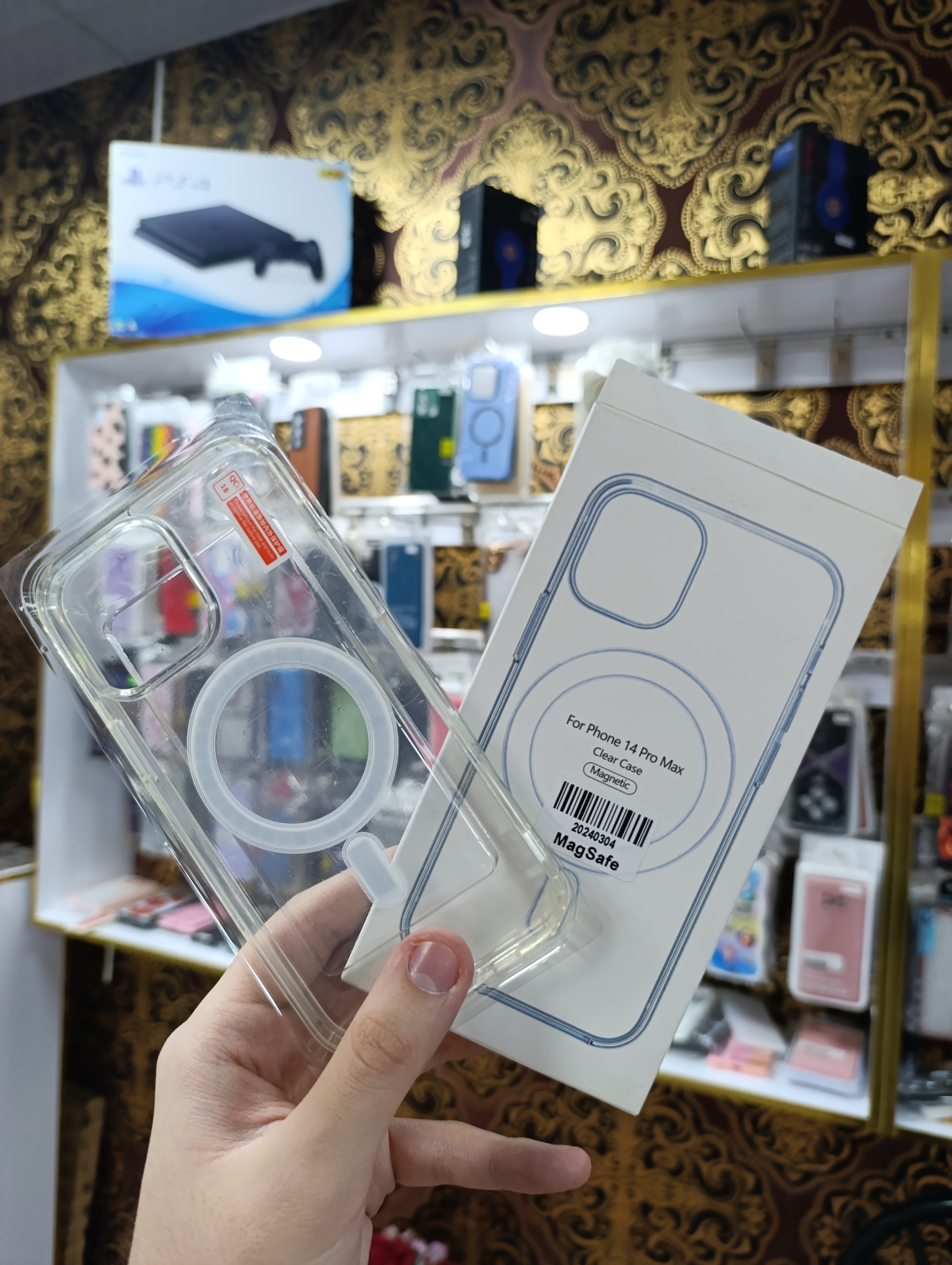 قاب شفاف مغناطیسی آیفون ۱۴ پرو مکس (MagSafe) - ولترا گجت