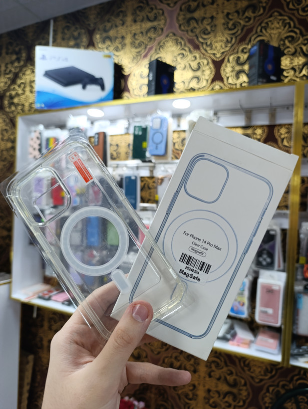 قاب شفاف مغناطیسی آیفون ۱۴ پرو مکس (MagSafe) - ولترا گجت