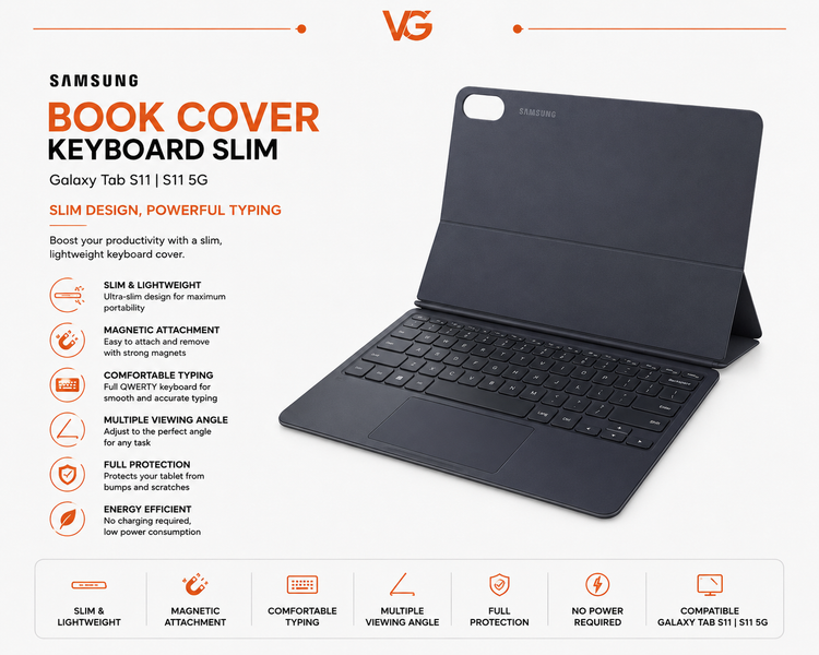 کیف کیبورددار سامسونگ مدل EF DX730 مناسب برای تبلت سامسونگ Galaxy Tab S11-11 inch - ولترا گجت