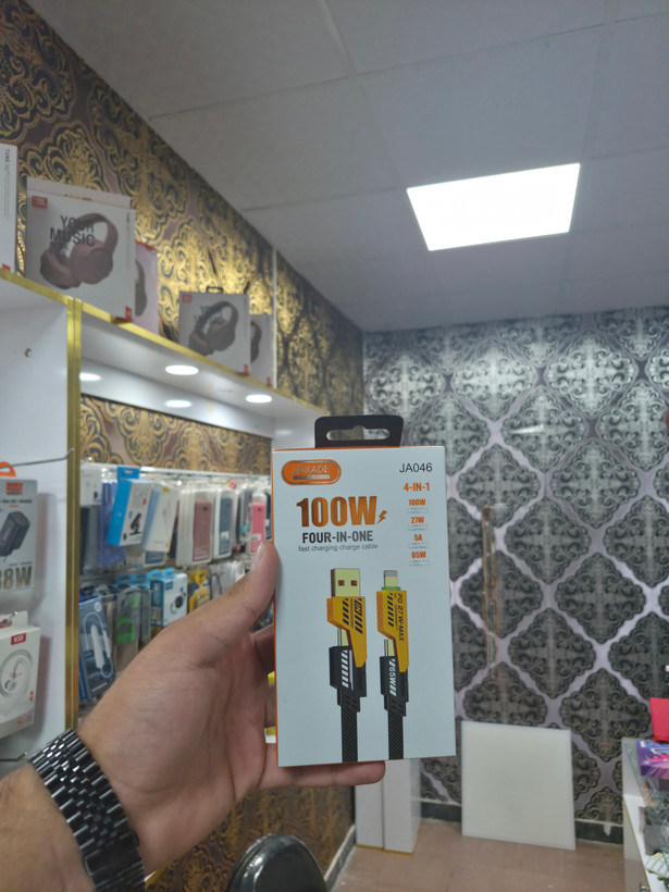 کابل چهار در یک FAST CHARGING FIRSTYOU مدل C004 با توان ۲۷ وات و ۶۵ وات