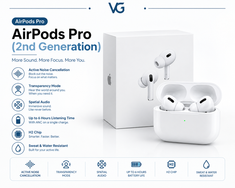 ایرپاد پرو ۲ (نسل دوم) اپل با کیس شارژ USB-C ( درجه 1 ) - ولترا گجت