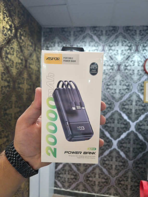 پاوربانک ASPOR A316 فست 20000mAh